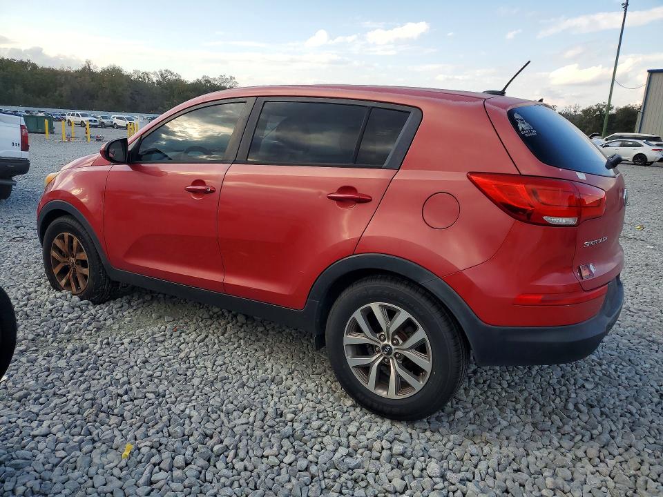 2014 Kia Sportage VIN KNDPB3ACXE7652092 COPART salvage auction — MINOR DENT/SCRATCHES, Salvage Title, sold $1,300 on 2026-07-29 (photo 2)