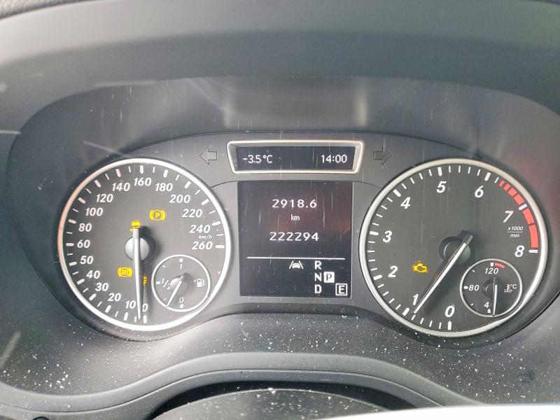 2013 Mercedes-benz B-klasse VIN WDDMH4EB2DJ178736 COPART salvage auction — REAR END, On - Permit No Brand - Unfit, sold $1,050 on 2026-07-07 (photo 9)