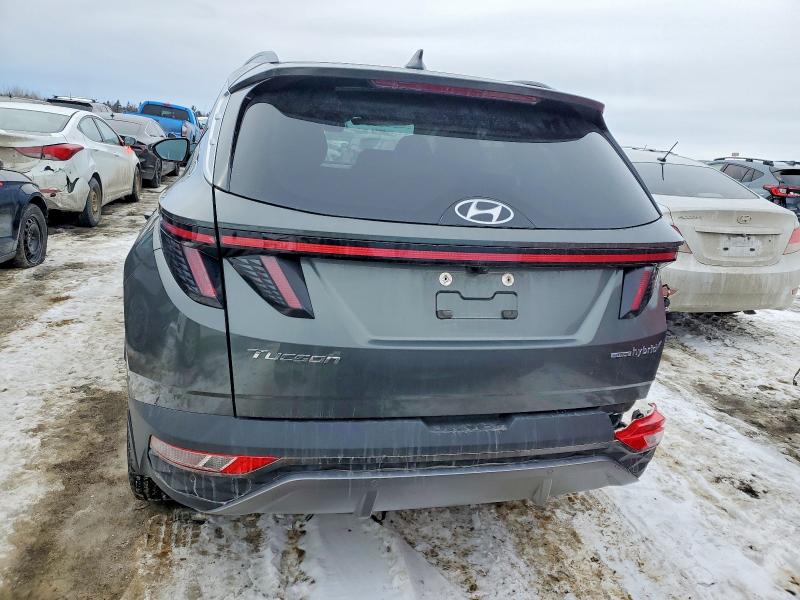 2023 Hyundai Tucson VIN KM8JCCA12PU129344 COPART salvage auction — FRONT END, Qc - Gravement Accidente, sold $12,900 on 2026-07-28 (photo 6)