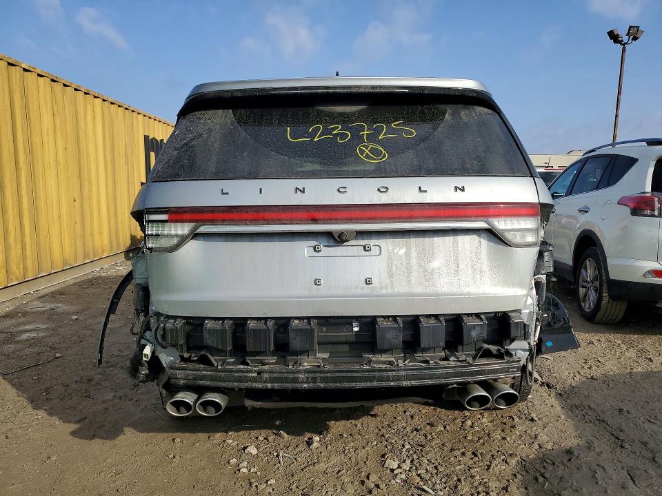 2023 Lincoln Aviator VIN 5LM5J9XC0PGL23725 COPART salvage auction — FRONT END, In - Cert Of Title-Salvage Title, sold $15,700 on 2026-07-28 (photo 6)