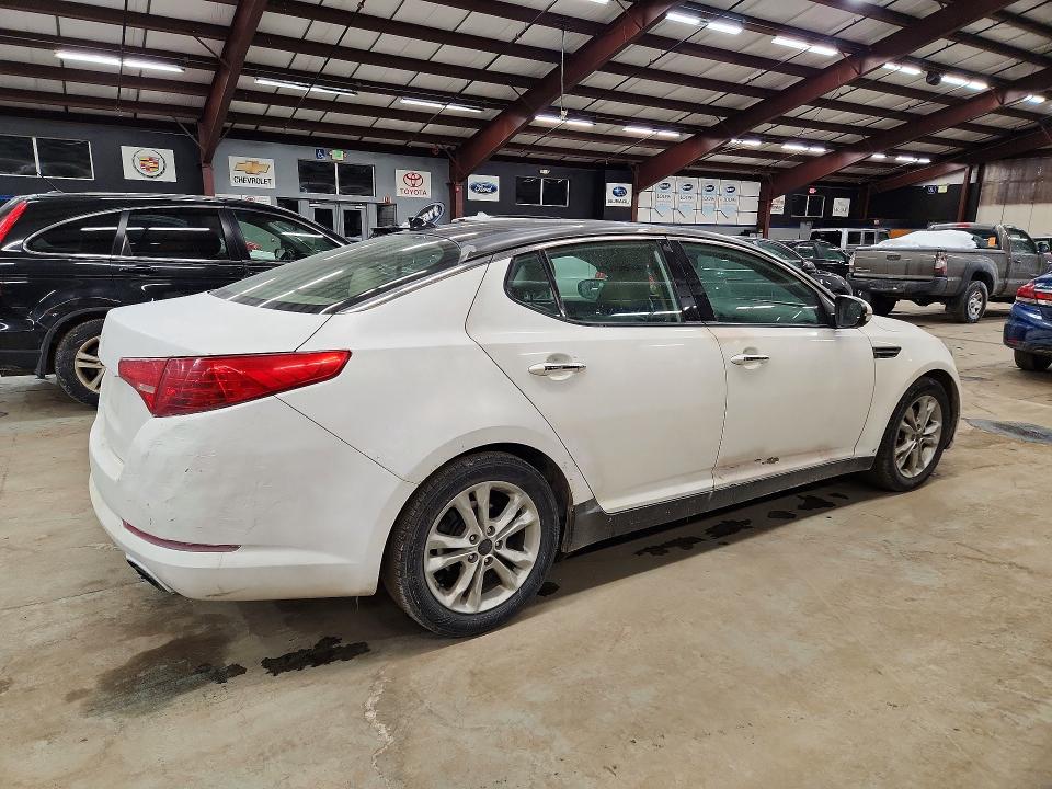 2013 Kia Optima VIN 5XXGN4A72DG245325 COPART salvage auction — ALL OVER, Ny - Certificate Of Title, sold $1,400 on 2026-07-31 (photo 3)
