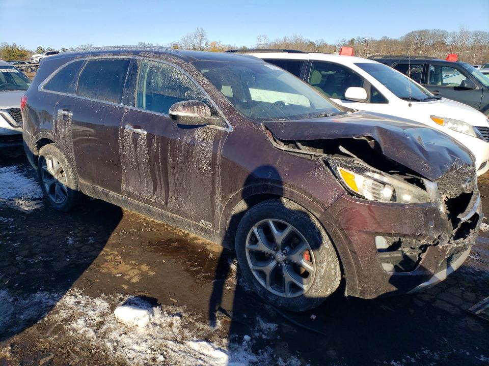2016 Kia Sorento VIN 5XYPKDA57GG066995 COPART salvage auction — FRONT END, Salvage Title, sold $2,550 on 2026-07-17 (photo 4)