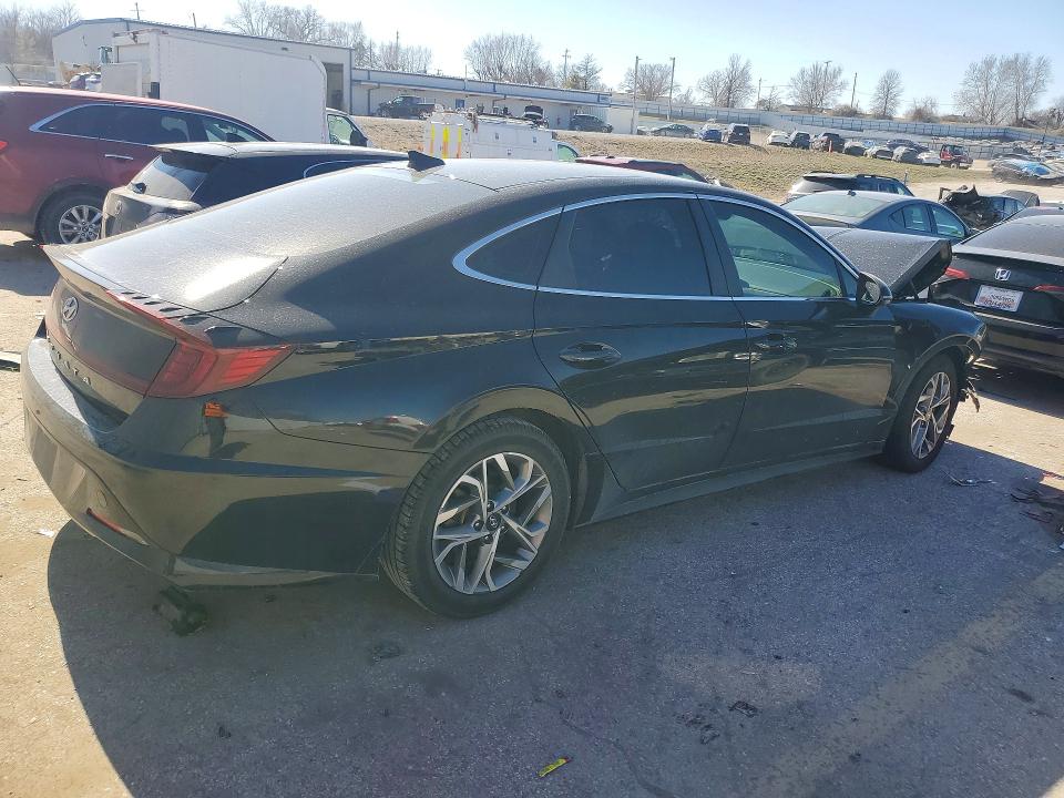 2021 Hyundai Sonata VIN KMHL64JA4MA151641 COPART salvage auction — FRONT END, Id - Salvage Certificate Of Title, sold $1,650 on 2026-07-02 (photo 3)