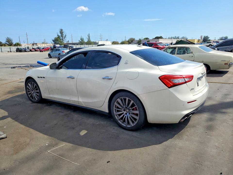 2018 Maserati Ghibli VIN ZAM57YTA3J1293095 COPART salvage auction — WATER/FLOOD, Fl - Cert Of Title-Slvg Rebld Flood, sold $3,500 on 2026-07-29 (photo 2)