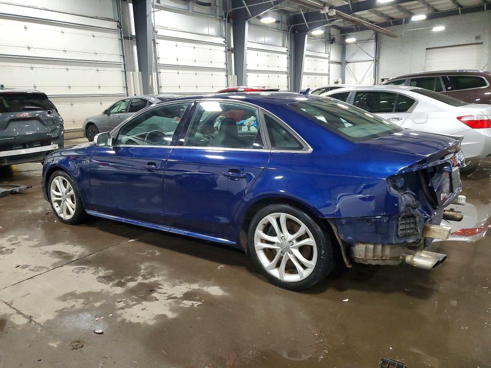 2013 Audi S4 VIN WAUDGAFL9DA127265 COPART salvage auction — REAR END, Mn - Cert Of Title-Prior Salvage, sold $750 on 2026-07-21 (photo 2)