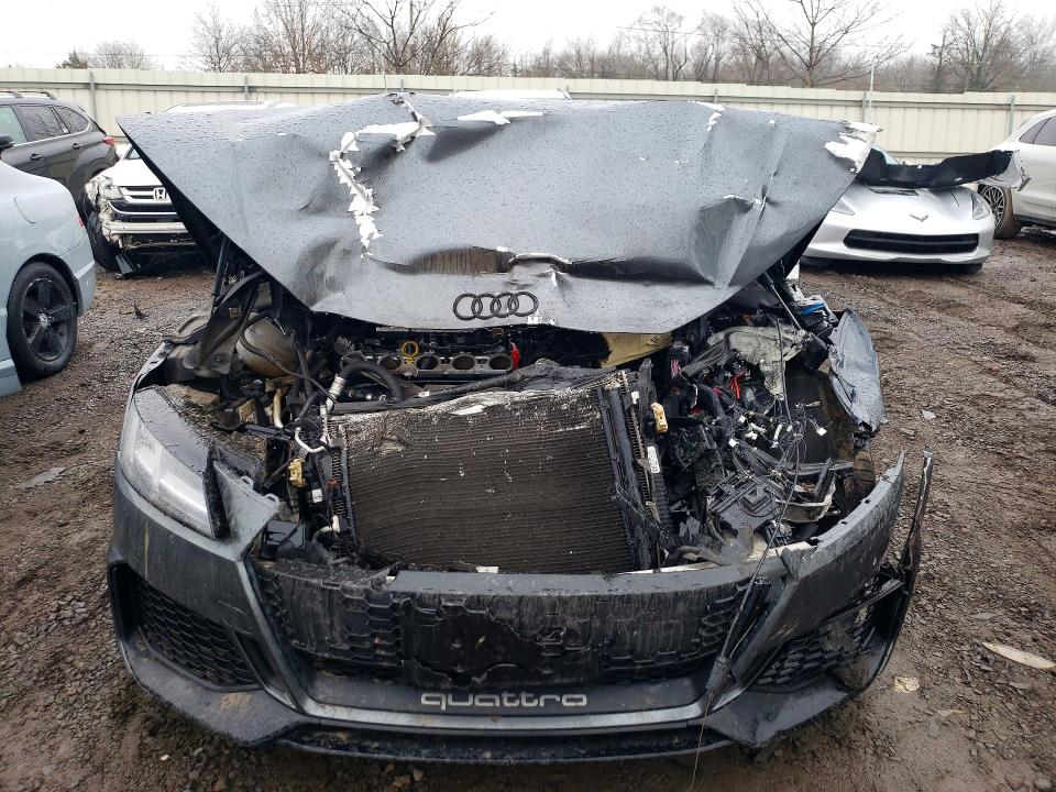 2019 Audi Tt rs VIN WUAASAFV5K1900075 COPART salvage auction — FRONT END, Nj - Cert Of Title-Salvage, sold $10,900 on 2026-07-17 (photo 5)