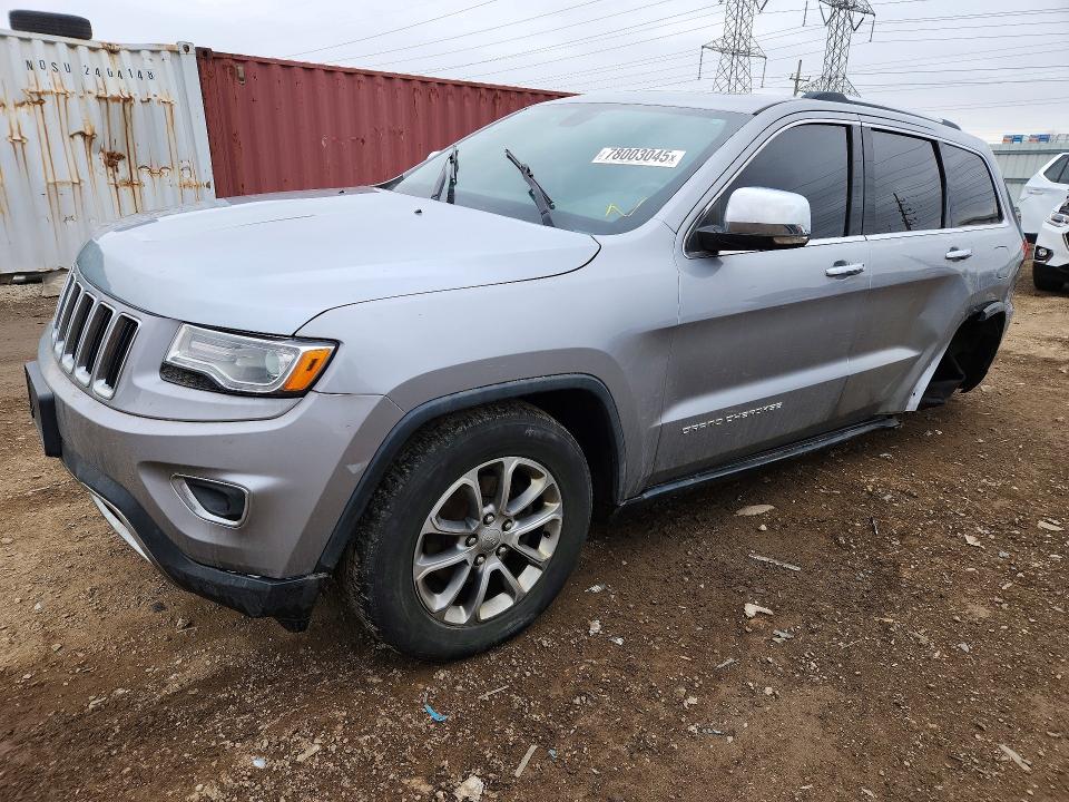 2015 Jeep Grand cherokee VIN 1C4RJFBG4FC205507 COPART salvage auction — FRONT END, Il - Salvage Certificate, sold $2,300 on 2026-07-09 (photo 1)