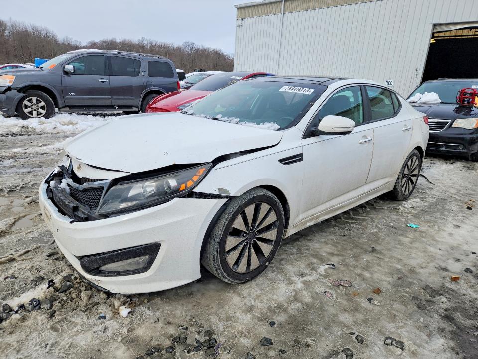 2012 Kia Optima VIN 5XXGR4A67CG008971 COPART salvage auction — FRONT END, Nj - Cert Of Title-Salvage, sold $475 on 2026-07-27 (photo 1)