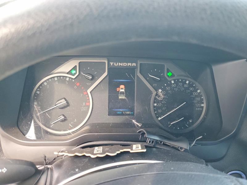 2024 Toyota Tundra VIN 5TFLA5DB2RX204712 COPART salvage auction — Front End, CA - SALVAGE CERTIFICATE, sold $16,600 on 2026-03-23 (photo 9)