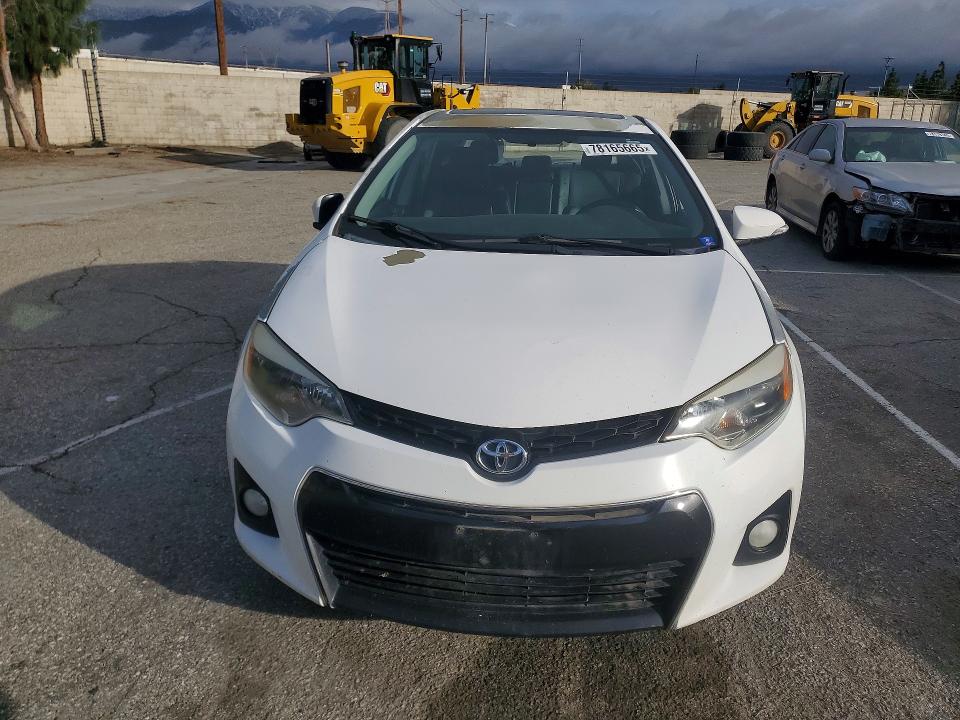 2015 Toyota Corolla VIN 5YFBURHE1FP347031 COPART salvage auction — REAR END, Id - Salvage Certificate Of Title, sold $200 on 2026-07-28 (photo 5)