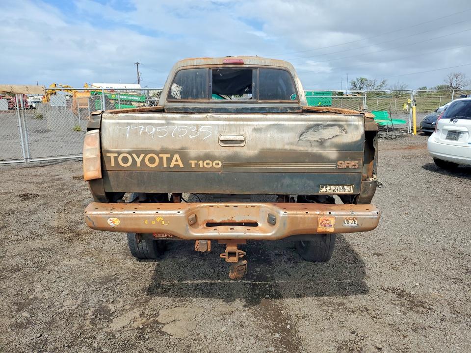 1996 Toyota T100 VIN JT4UN24D4T0021627 COPART salvage auction — ROLLOVER, Hi - Certificate Of Salvage, sold $1 on 2026-07-20 (photo 6)