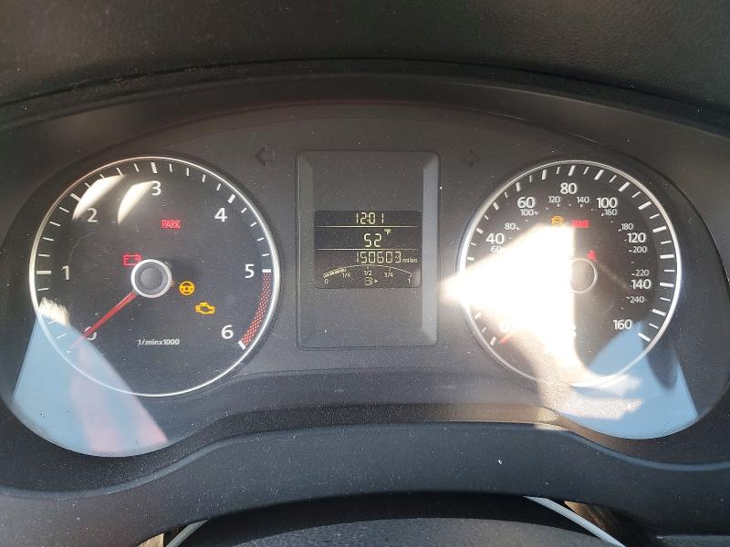 2014 Volkswagen Jetta VIN 3VW3L7AJ9EM444533 COPART salvage auction — FRONT END, Nm - Cert Of Title-Salvage, sold $125 on 2026-07-24 (photo 9)
