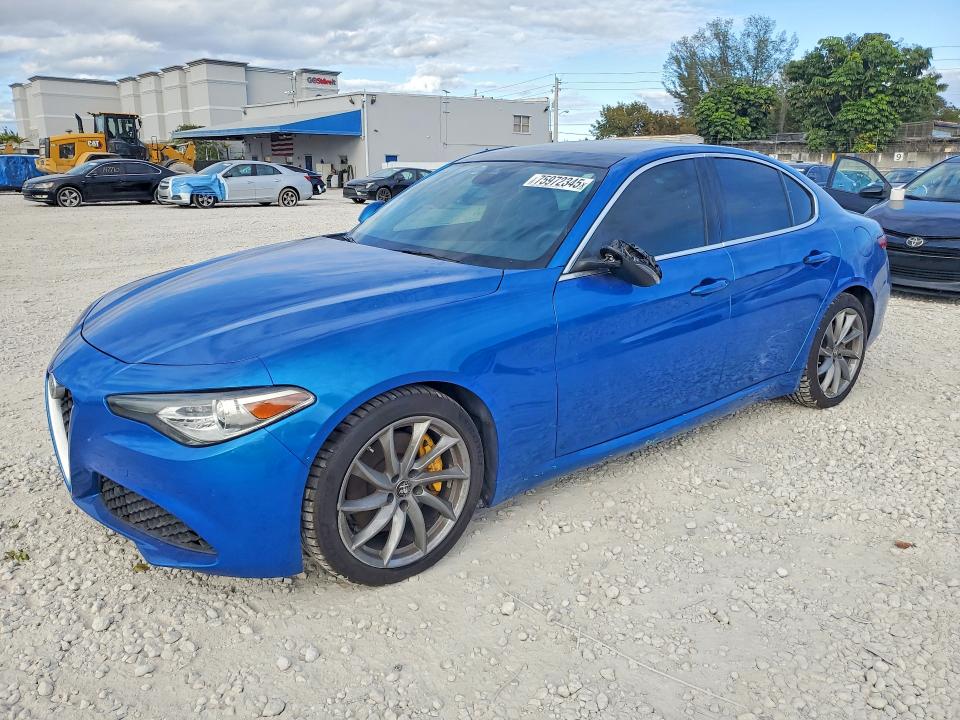 2021 Alfa romeo Giulia VIN ZARFAMBN7M7649272 — COPART salvage auction photo
