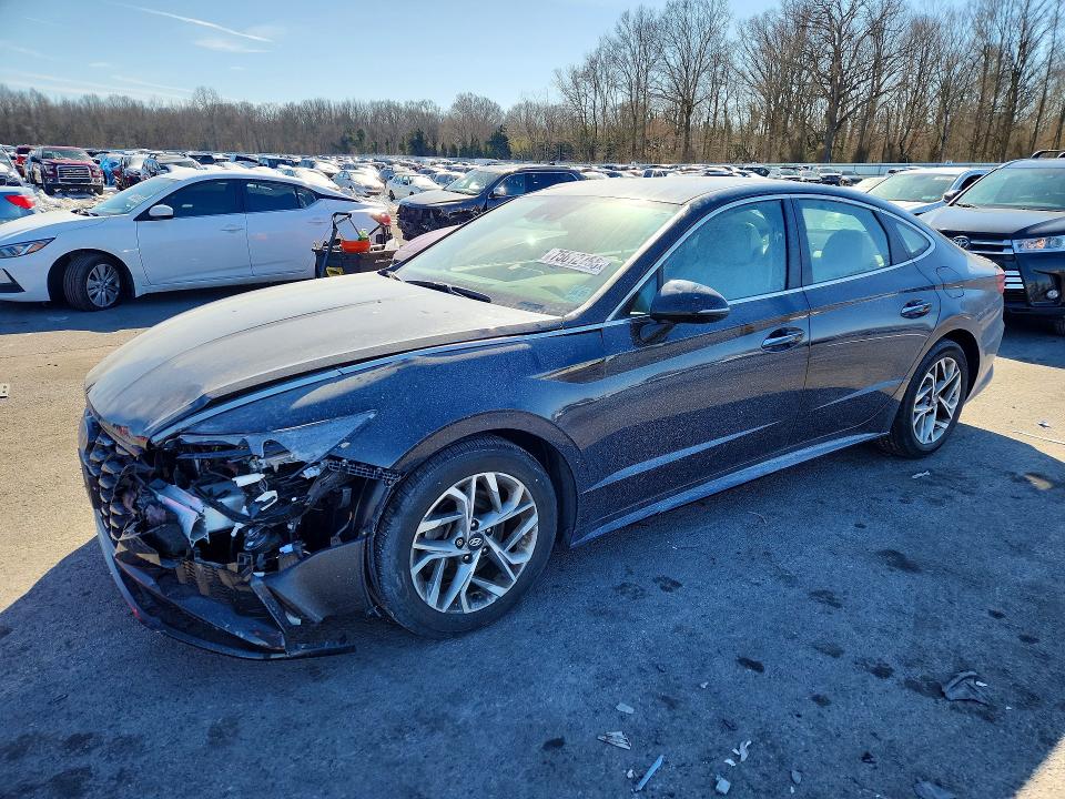 2020 Hyundai Sonata VIN 5NPEF4JA2LH004173 COPART salvage auction — FRONT END, Nj - Cert Of Title-Salvage, sold $4,100 on 2026-07-09 (photo 1)