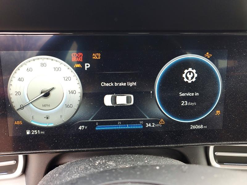 2023 Hyundai Elantra VIN KMHLP4AG8PU536611 COPART salvage auction — REAR END, Md - Cert Of Salvage > 75% Damage, sold $3,500 on 2026-07-14 (photo 9)