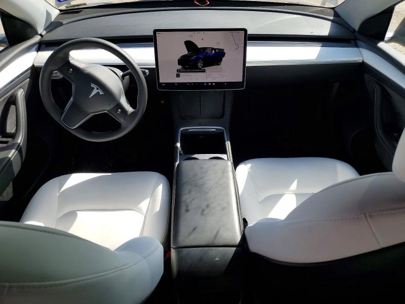2023 Tesla Model y VIN 7SAYGDEE3PA095255 COPART salvage auction — FRONT END, Id - Salvage Certificate Of Title, sold $9,700 on 2026-07-09 (photo 8)
