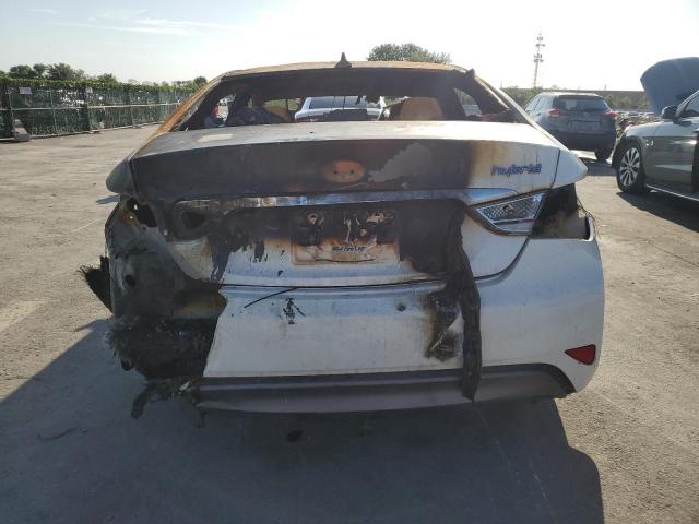 2013 Hyundai Sonata hybrid VIN KMHEC4A42DA078815 COPART salvage auction — BURN, Fl - Certificate Of Destruction, sold $350 on 2026-07-28 (photo 6)