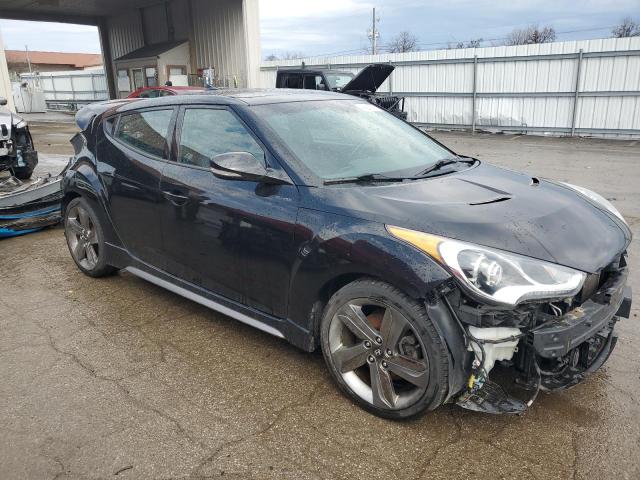 2014 Hyundai Veloster VIN KMHTC6AEXEU198468 COPART salvage auction — REAR END, OH - CERT OF TITLE-SALVAGE, sold $475 on 2026-07-27 (photo 4)