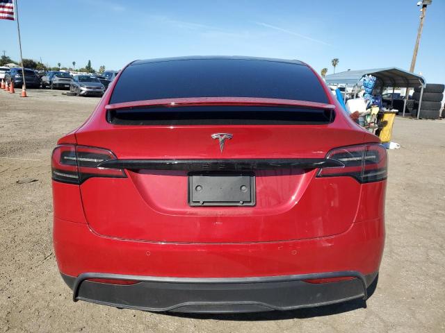 2022 Tesla Model x VIN 7SAXCDE51NF340092 COPART salvage auction — MINOR DENT/SCRATCHES, Ca - Non-Repairable Vehicle Cert, sold $1,100 on 2026-07-28 (photo 6)