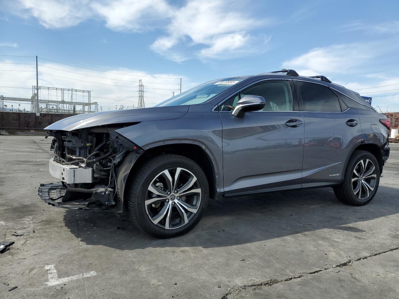 2019 LEXUS RX450 VIN 2T2BGMCAXKC038291 — COPART salvage auction photo