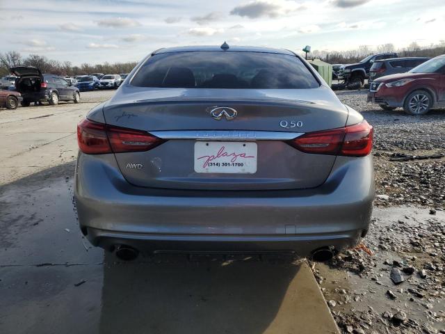 2018 Infiniti Q50 VIN JN1CV7AR5JM490047 COPART salvage auction — VANDALISM, Mo - Salvage Certificate Of Title, sold $5,500 on 2026-07-29 (photo 6)