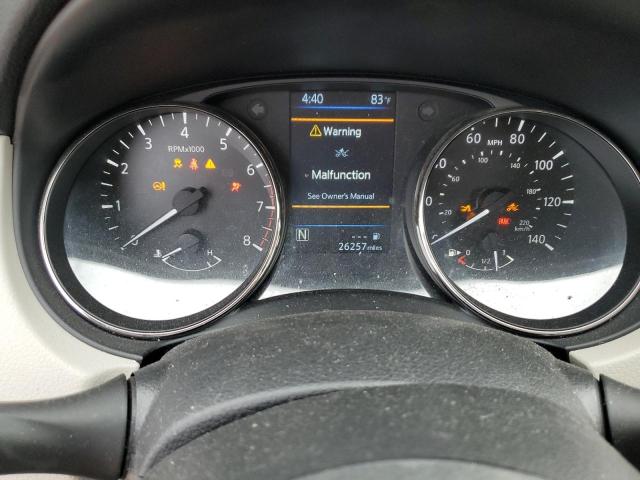 2022 Nissan Rogue sport VIN JN1BJ1CW2NW493473 COPART salvage auction — FRONT END, Tx - Salvage Vehicle Title, sold $3,600 on 2026-07-09 (photo 9)