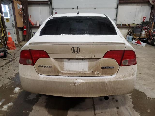 2006 Honda Civic hybrid VIN JHMFA36216S800111 COPART salvage auction — FRONT END, AB - BOS - SALVAGE, sold $175 on 2026-07-23 (photo 6)