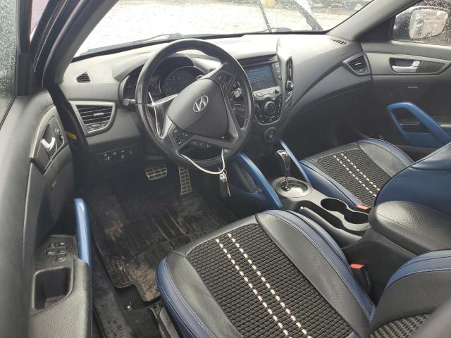 2014 Hyundai Veloster VIN KMHTC6AEXEU198468 COPART salvage auction — REAR END, OH - CERT OF TITLE-SALVAGE, sold $475 on 2026-07-27 (photo 8)