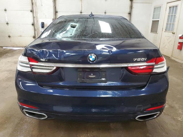 2018 BMW 7 series VIN WBA7F2C53JG423788 COPART salvage auction — REAR END, MI - CERTIFICATE OF TITLE, sold $10,100 on 2026-07-22 (photo 6)