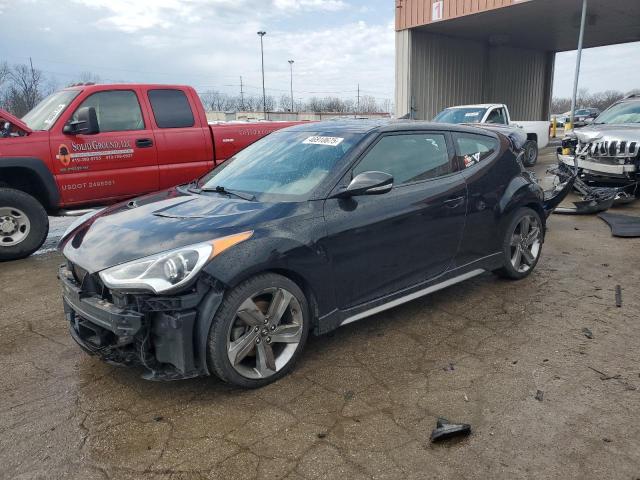 2014 Hyundai Veloster VIN KMHTC6AEXEU198468 COPART salvage auction — REAR END, OH - CERT OF TITLE-SALVAGE, sold $475 on 2026-07-27 (photo 1)