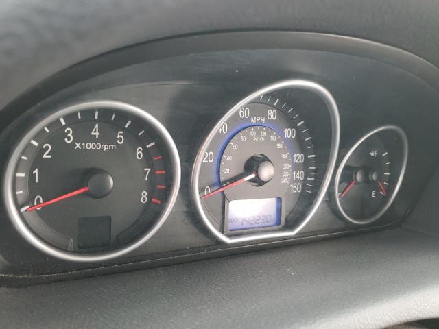 2007 Hyundai Veracruz VIN KM8NU13C27U010128 COPART salvage auction — FRONT END, Nv - Salvage Title, sold $125 on 2026-07-14 (photo 9)
