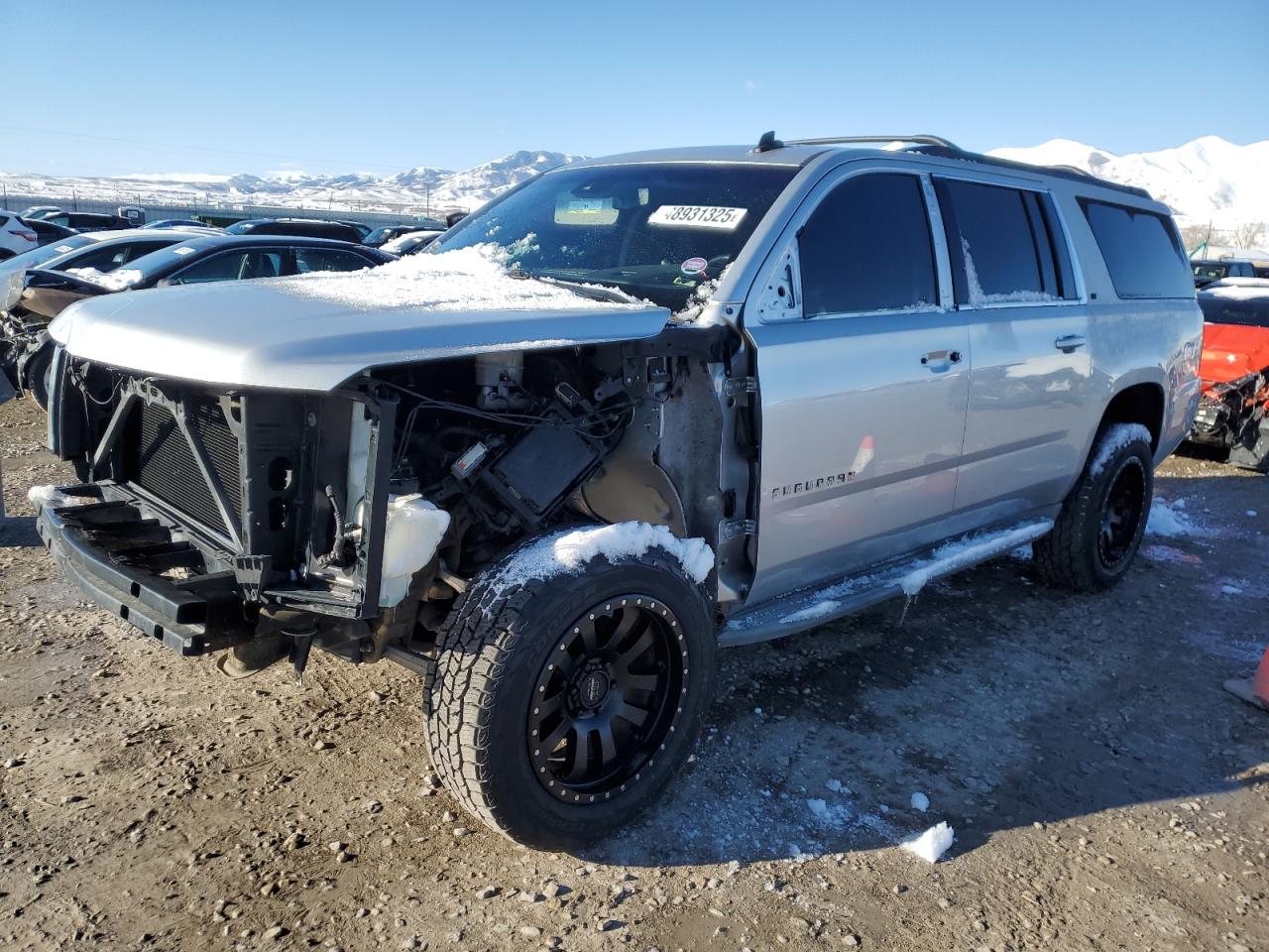 2015 Chevrolet Suburban VIN 1GNSCJKC9FR121943 COPART salvage auction — Front End, UT - SALVAGE CERTIFICATE, sold $4,550 on 2026-06-26 (photo 1)