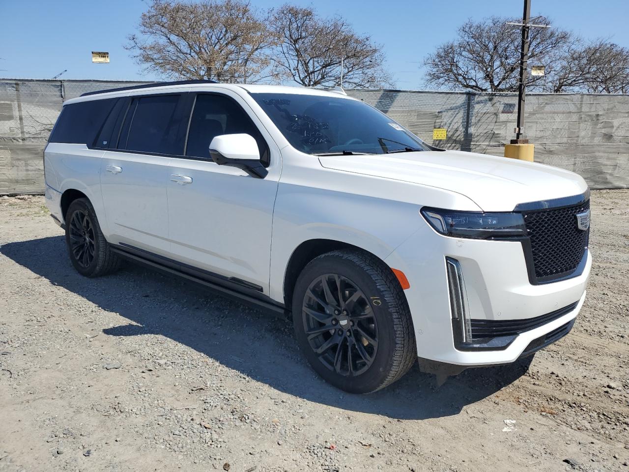 2024 Cadillac Escalade ESV VIN 1GYS4RKL1RR409717 COPART salvage auction — Rear End, CA - SALVAGE CERTIFICATE, sold $46,500 on 2025-12-12 (photo 4)
