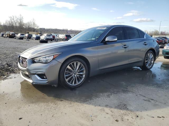 2018 Infiniti Q50 VIN JN1CV7AR5JM490047 COPART salvage auction — VANDALISM, Mo - Salvage Certificate Of Title, sold $5,500 on 2026-07-29 (photo 1)