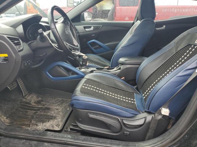 2014 Hyundai Veloster VIN KMHTC6AEXEU198468 COPART salvage auction — REAR END, OH - CERT OF TITLE-SALVAGE, sold $475 on 2026-07-27 (photo 7)