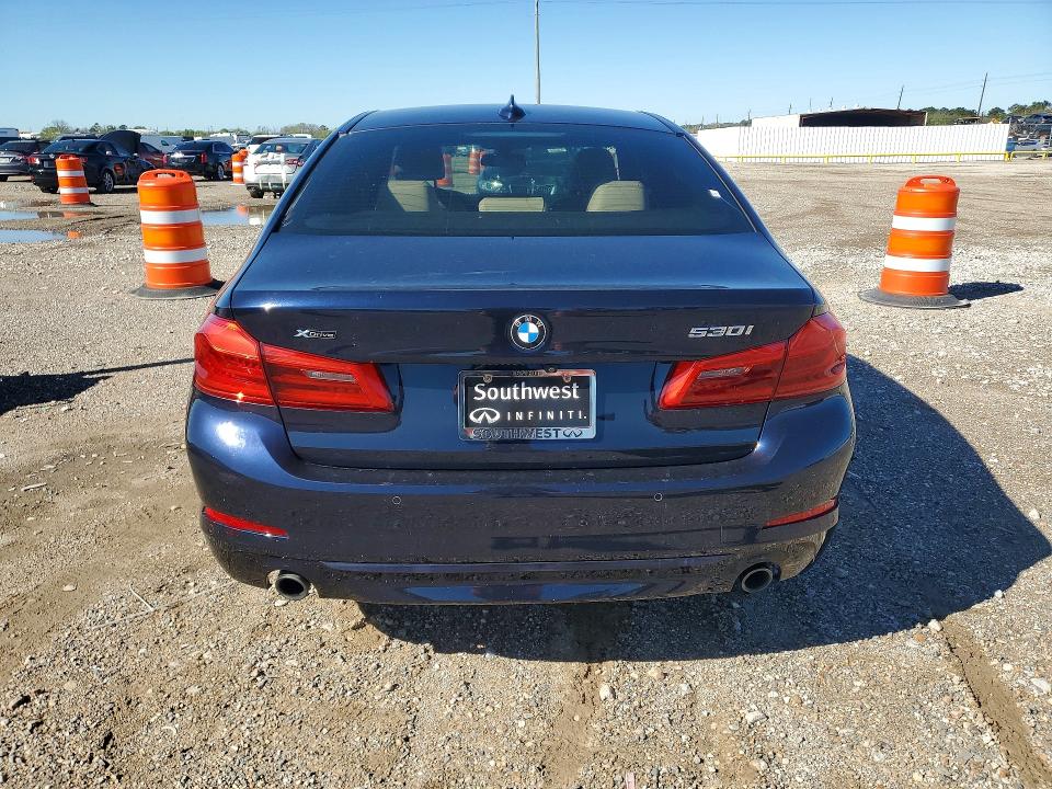 2020 BMW 5er VIN WBAJR7C0XLBP96342 COPART salvage auction — FRONT END, Tx - Certificate Of Title, sold $8,400 on 2026-07-09 (photo 6)