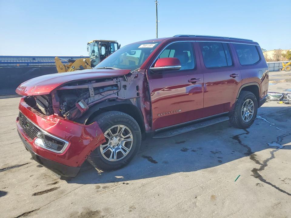 2022 Jeep Grand wagoneer VIN 1C4SJVAT4NS207627 COPART salvage auction — FRONT END, Fl - Cert Of Title Slvg Rebuildable, sold $11,700 on 2026-07-09 (photo 1)