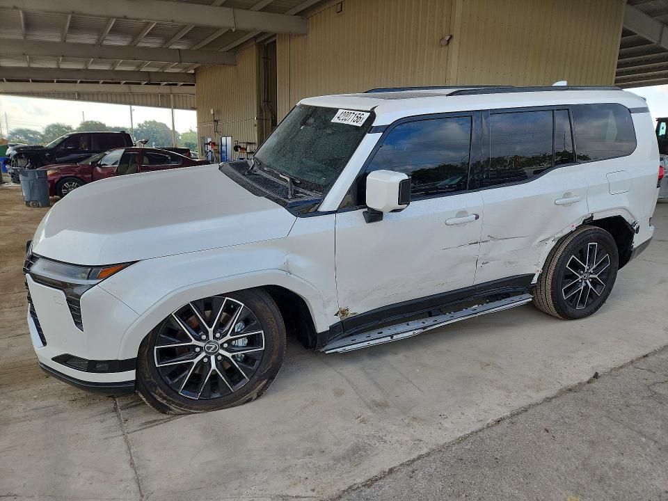 2025 Lexus Gx VIN JTJTBCDX5S5063839 COPART salvage auction — SIDE, Salvage Title, sold $54,000 on 2026-08-12 (photo 1)