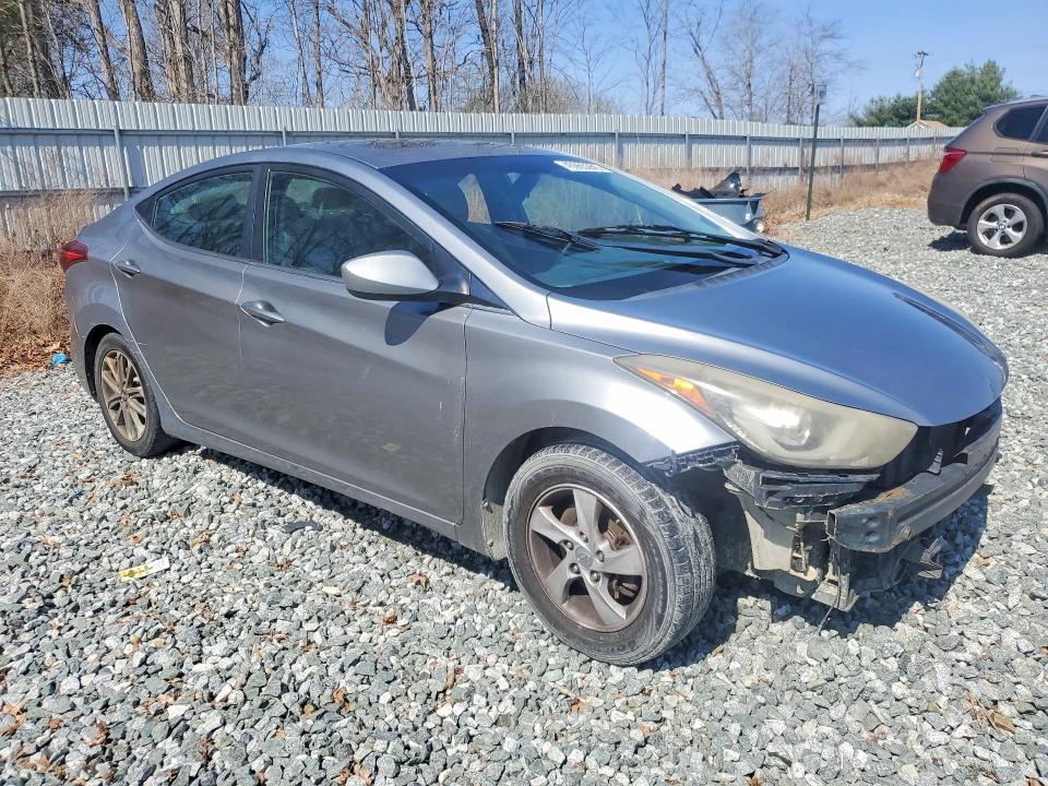 2015 Hyundai Elantra VIN KMHDH4AE2FU423185 COPART salvage auction — FRONT END, Nc - Salvage Certificate Of Title, sold $575 on 2026-07-29 (photo 4)