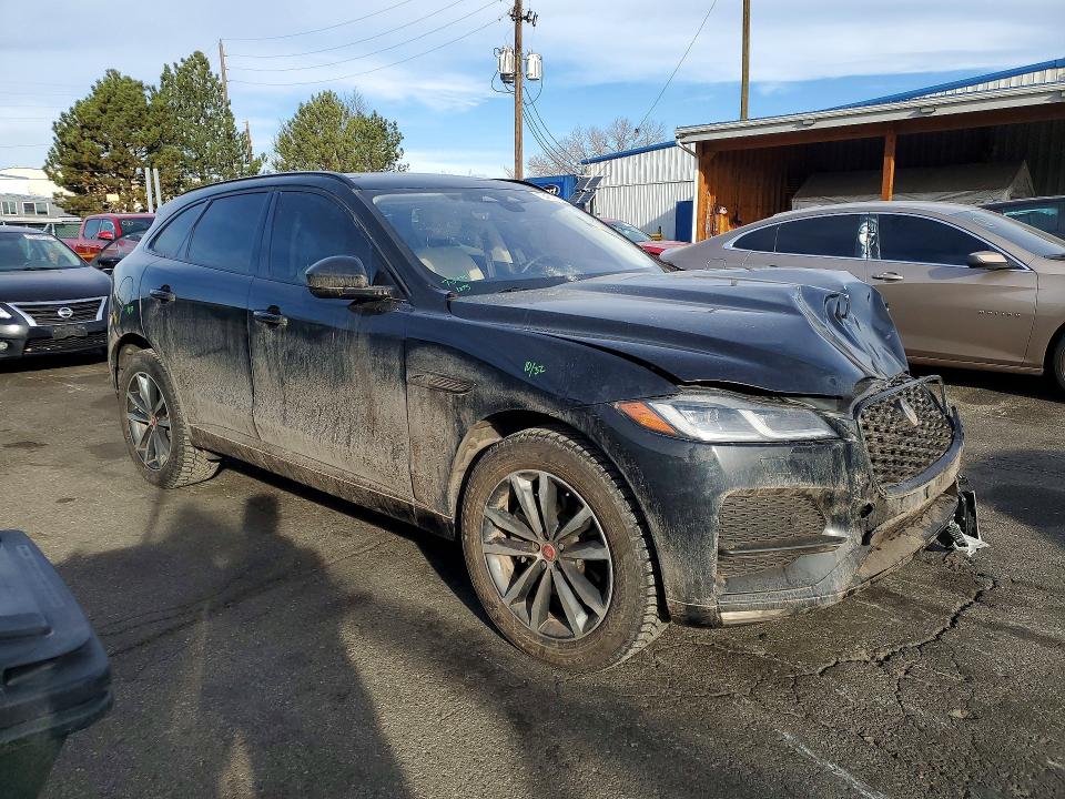 2021 Jaguar F-pace VIN SADCJ2EX4MA675043 COPART salvage auction — FRONT END, Id - Salvage Certificate Of Title, sold $8,700 on 2026-07-09 (photo 4)