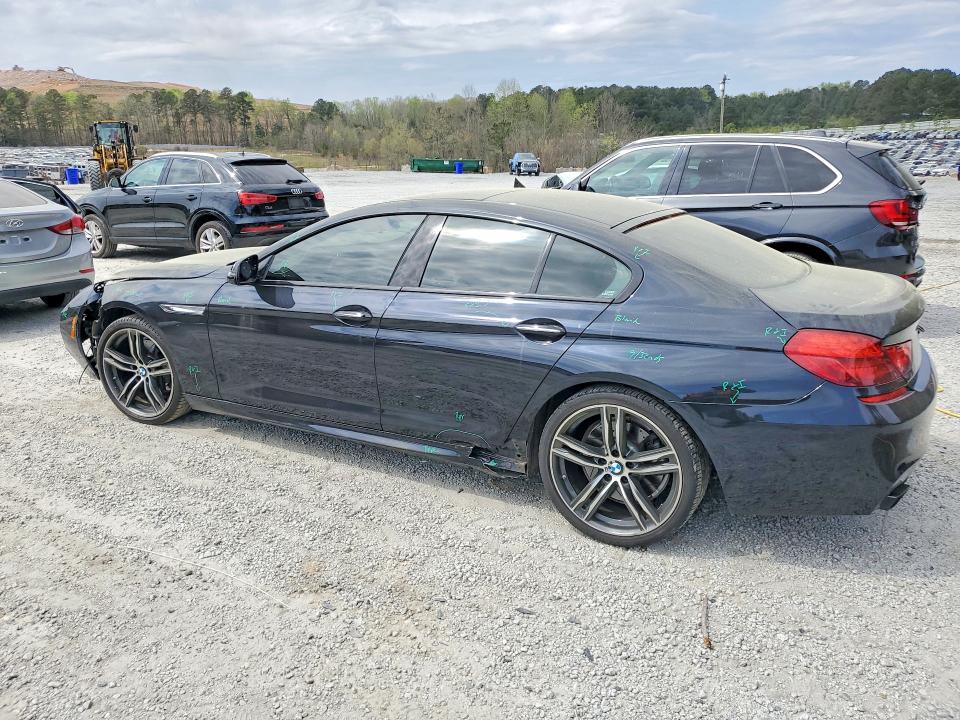 2018 BMW 6er VIN WBA6D4C56JD985960 COPART salvage auction — FRONT END, Ga - Cert Of Title-Salvage, sold $7,000 on 2026-08-03 (photo 2)