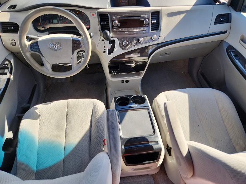 2012 Toyota Sienna VIN 5TDKK3DC8CS264254 COPART salvage auction — SIDE, Tx - Certificate Of Title, sold $1,450 on 2026-07-30 (photo 8)