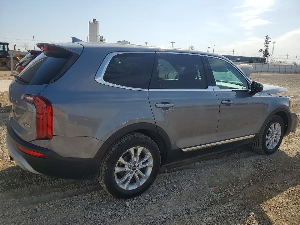 2021 Kia Telluride VIN 5XYP2DHC0MG099580 COPART salvage auction — FRONT END, Ia - Cert Of Title-Salvage Title, sold $5,100 on 2026-07-08 (photo 3)