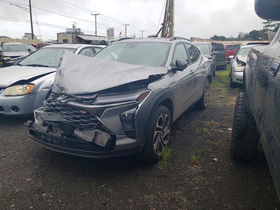 2025 Chevrolet Trax VIN KL77LJEP2SC276499 COPART salvage auction — FRONT END, Hi - Certificate Of Salvage, sold $800 on 2026-07-27 (photo 1)