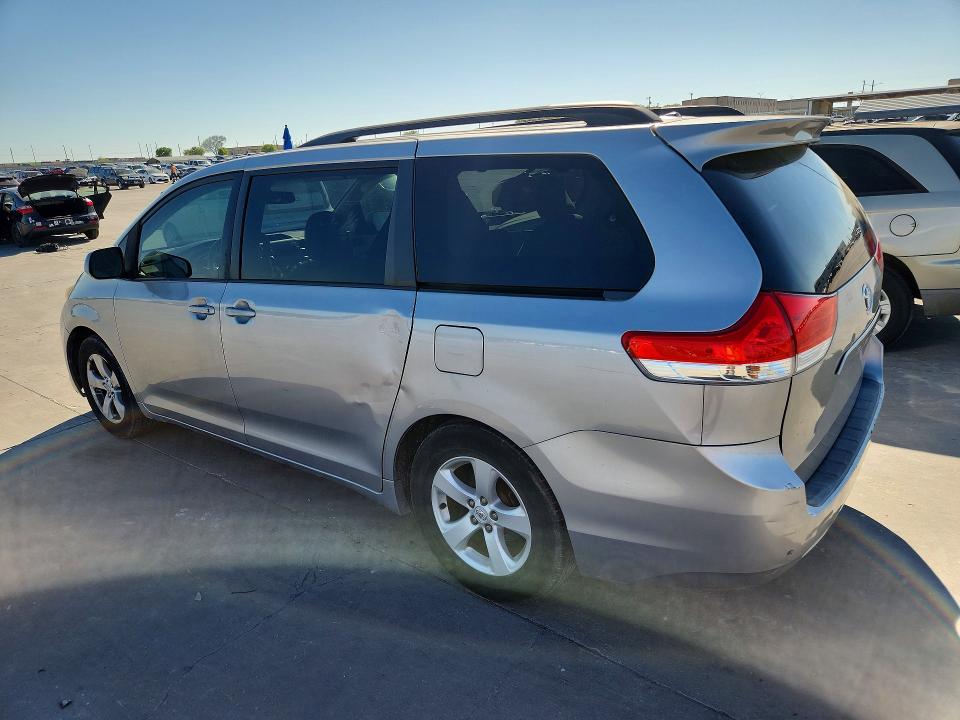 2012 Toyota Sienna VIN 5TDKK3DC8CS264254 COPART salvage auction — SIDE, Tx - Certificate Of Title, sold $1,450 on 2026-07-30 (photo 2)