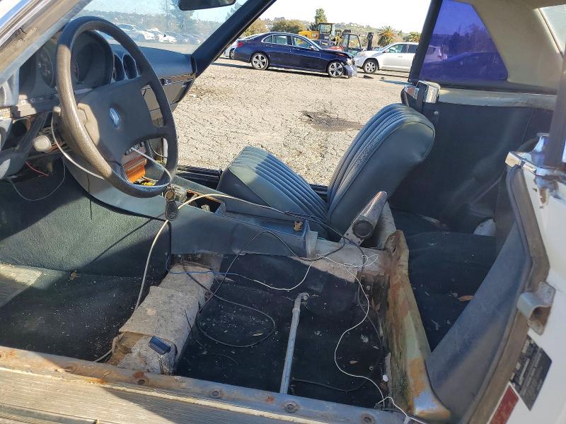 1982 Mercedes-benz Sl-klasse VIN WDBBA45A6CB010991 COPART salvage auction — VANDALISM, CA - SALVAGE ACQUISITION BILLOFSALE, sold $10 on 2026-07-31 (photo 7)