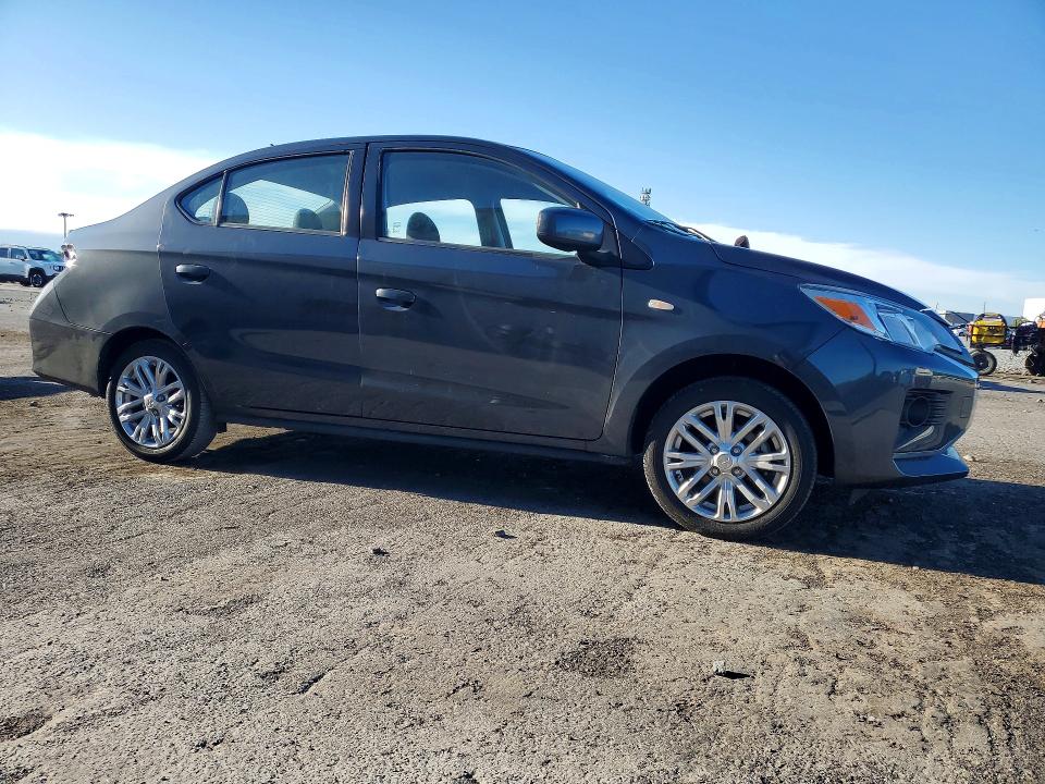 2024 Mitsubishi Mirage VIN ML32FUFJXRHF04669 COPART salvage auction — SIDE, Salvage Title, sold $3,000 on 2026-07-15 (photo 4)