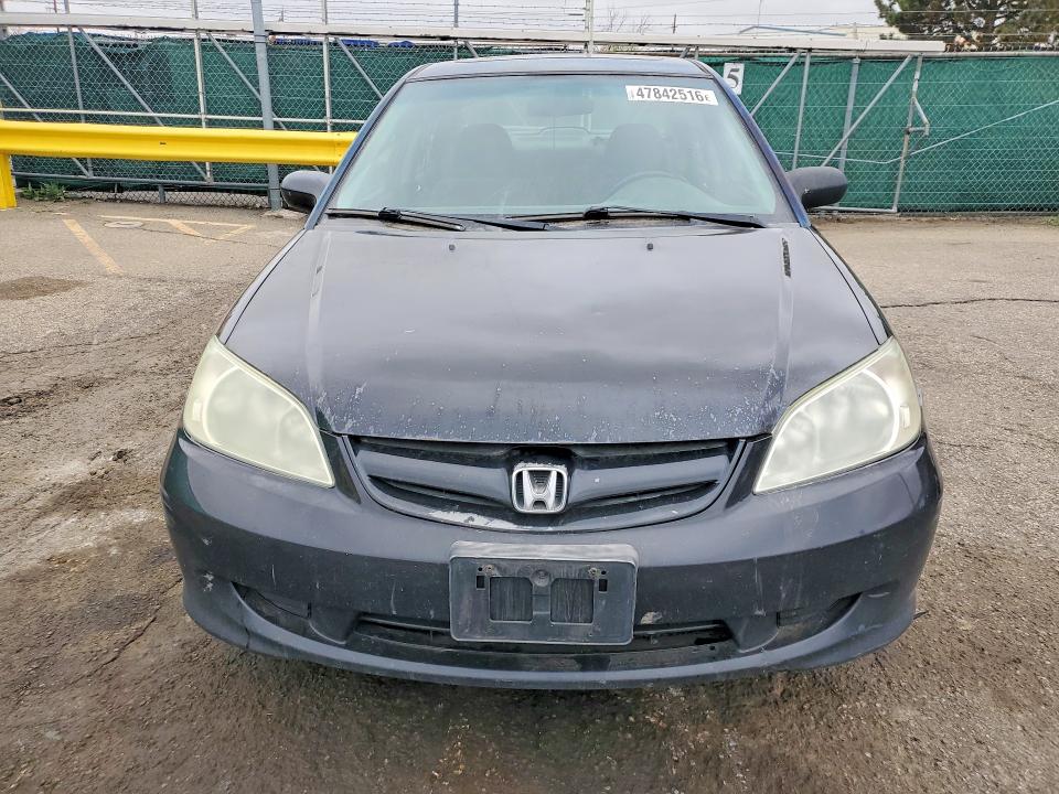 2005 Honda Civic VIN 2HGES25735H568488 COPART salvage auction — HAIL, Co - Dis/Dlr/Exp Only Clean Title, sold $1,100 on 2026-07-02 (photo 5)