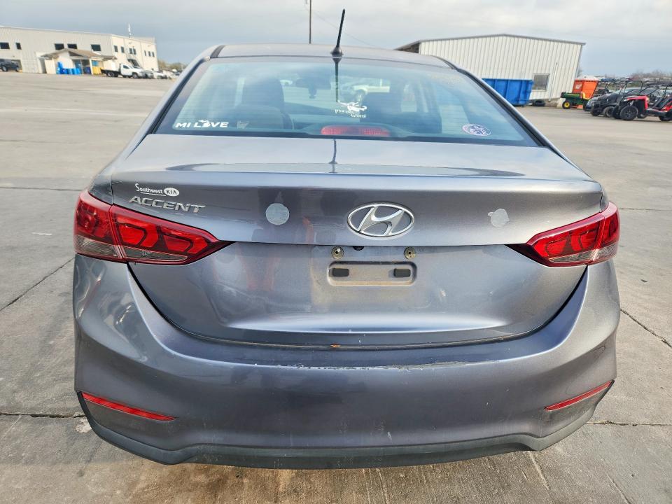 2018 Hyundai Accent VIN 3KPC24A36JE015053 COPART salvage auction — FRONT END, Salvage Title, sold $975 on 2026-07-09 (photo 6)