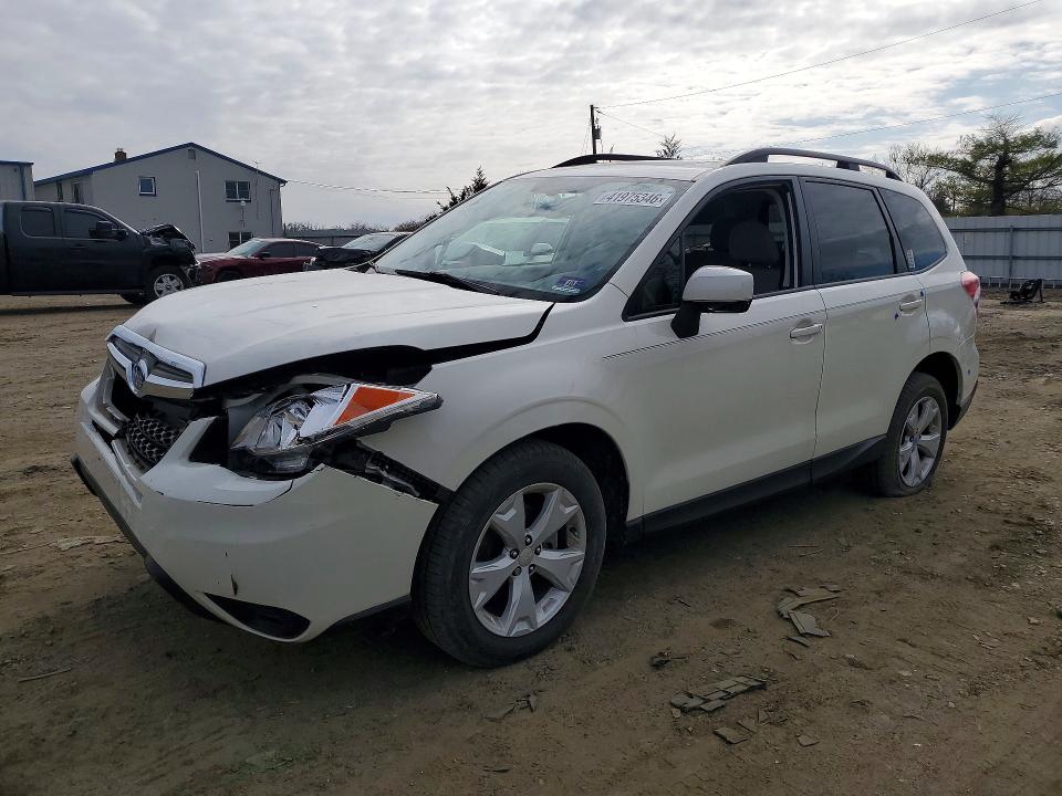 2016 Subaru Forester VIN JF2SJADC9GH447441 COPART salvage auction — FRONT END, Nj - Cert Of Title-Salvage, sold $500 on 2026-07-20 (photo 1)